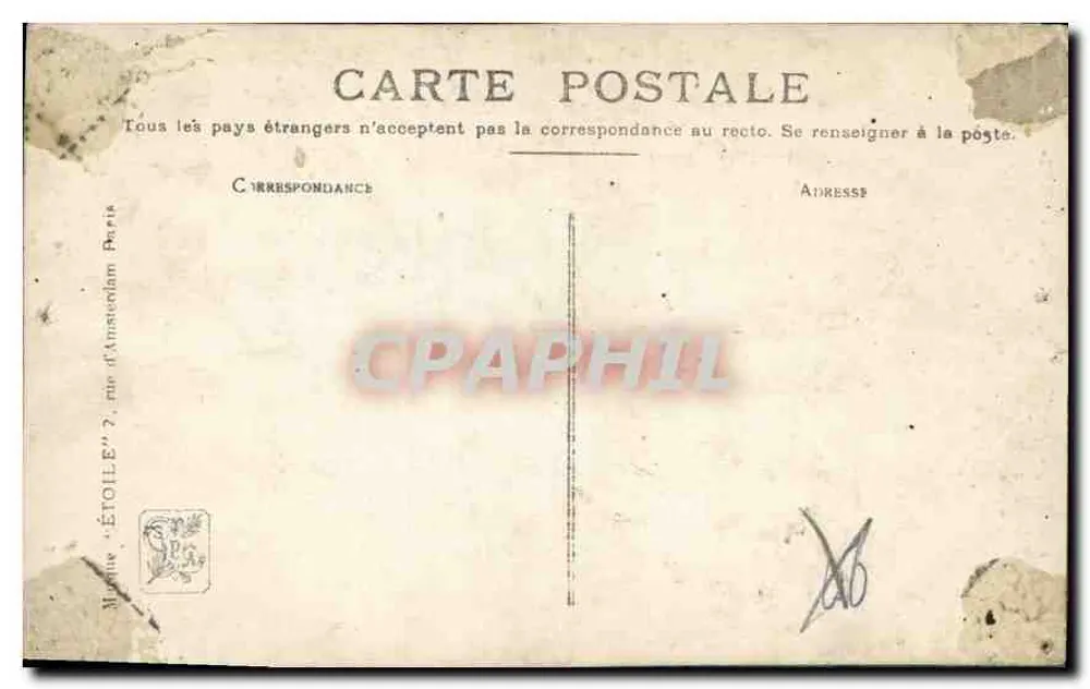 Nu apoiado em coluna — Salão 1910 — G. DE COOL — 'CONFIDENCE' — n°779 - Verso