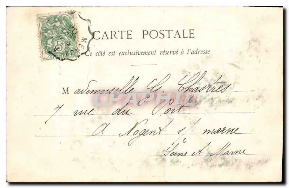 Marie-Antoinette und ihre Kinder — Museum von Versailles — Verlag F. Baudrier-Auricat, Nr. 31 - Rückseite