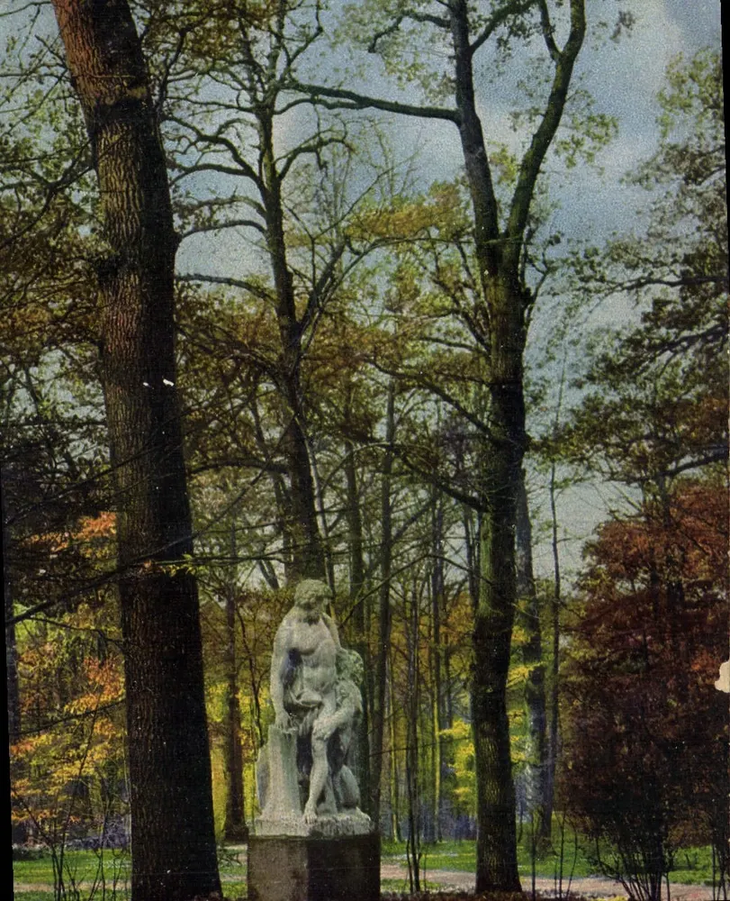 Dresden, Grote Tuin in de herfst — PHOTOCHROMIE, serie 133, n° 2581 - Voorkant