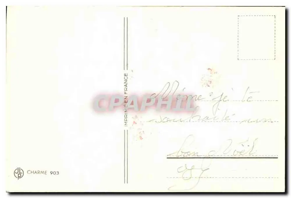 Paisagem invernal — Natal — Charme 903 - Verso