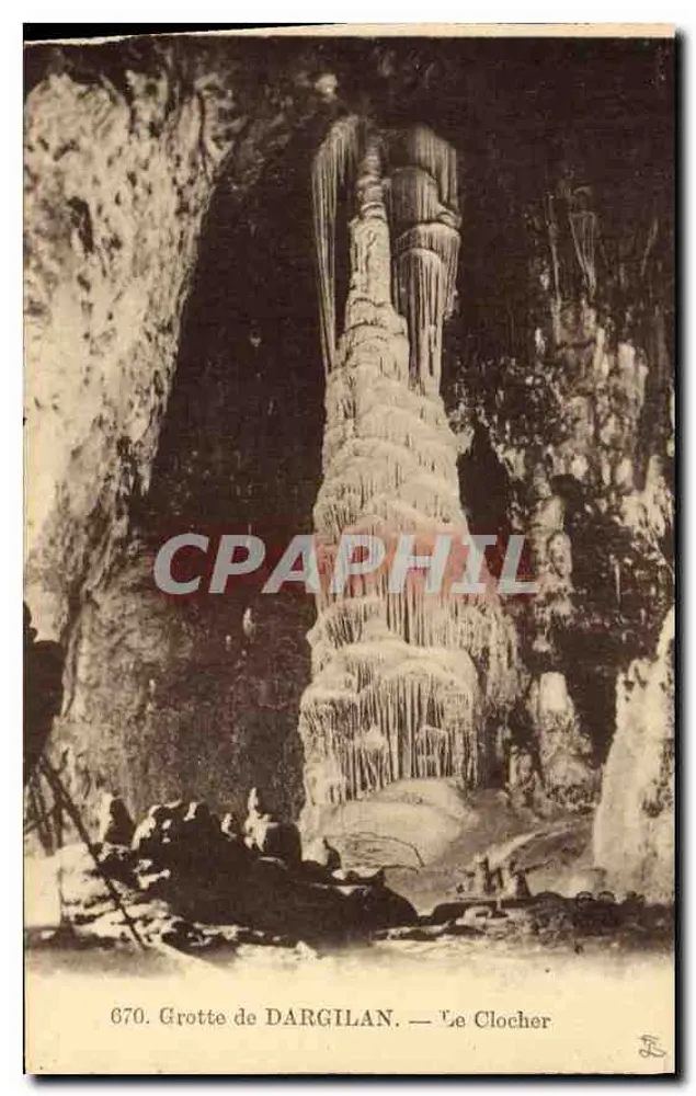 Gruta de DARGILAN — O Sintrão — Edição especial do Grand Hôtel de La Malène (Lozère) - Frente