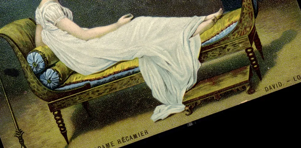 Madame Récamier — Retrato por David — Loire - Frente