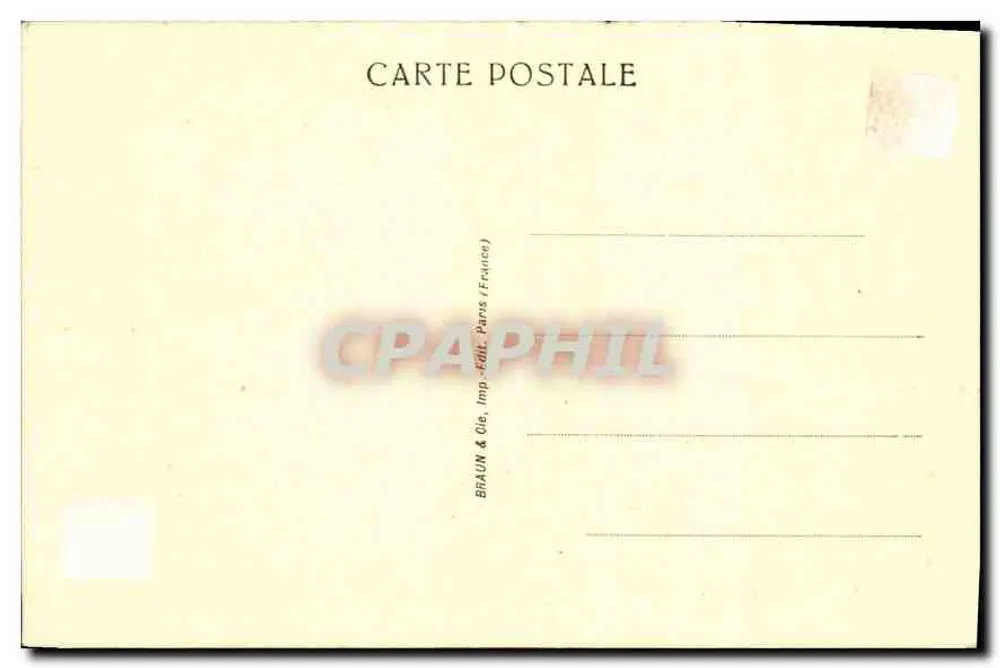 Alte Pforte in Vaison-la-Romaine — Salon de Paris — Edmée Delebécque, n° 401671 B - Rückseite
