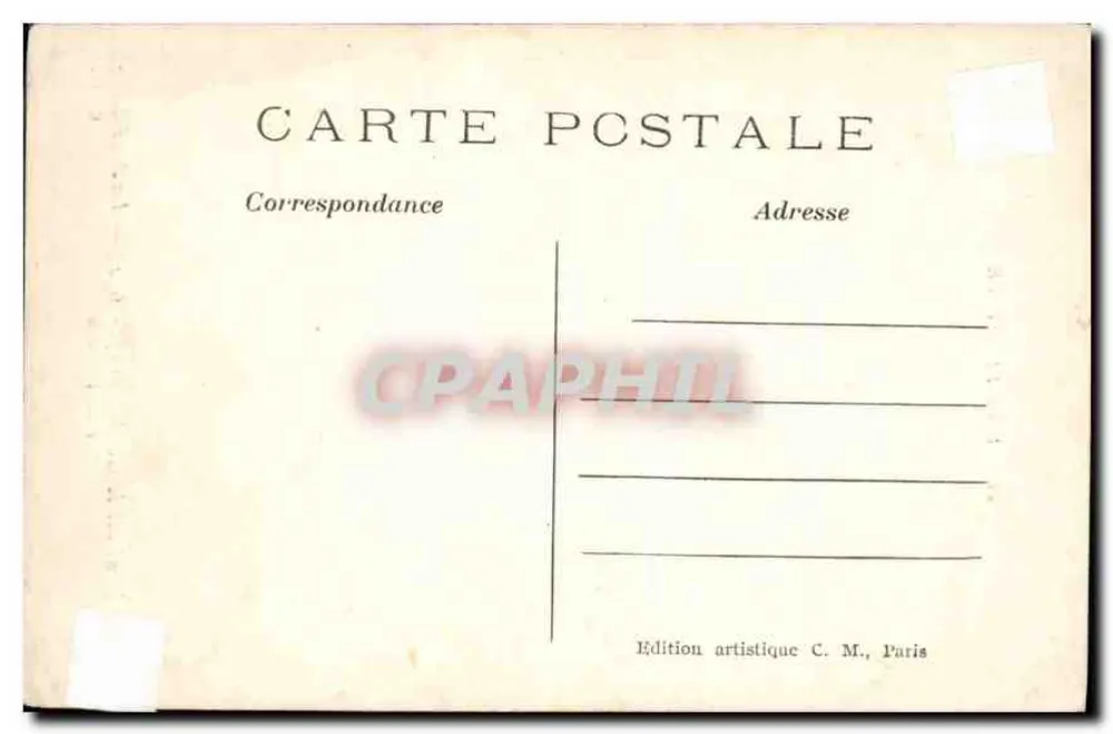 La Madeleine — Louvre-Museum — Künstlerische Ausgabe C. M. - Rückseite