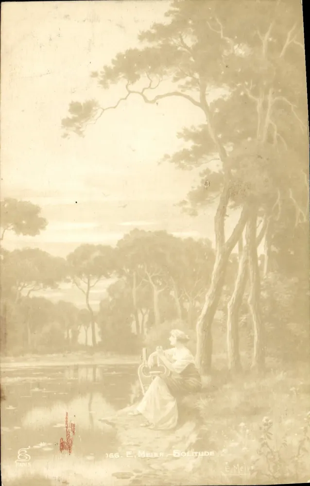 Solidão — E. Meier — Paris - Frente