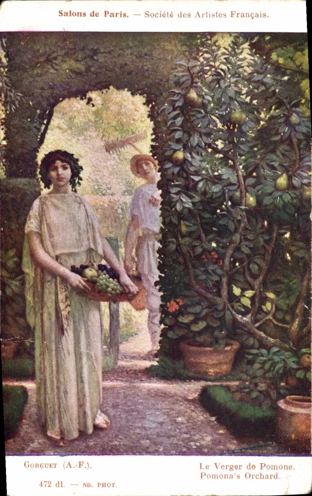 Der Obstgarten von Pomone — Gorguet (A.-F.) — Gesellschaft der französischen Künstler, n° 472 - Vorderseite