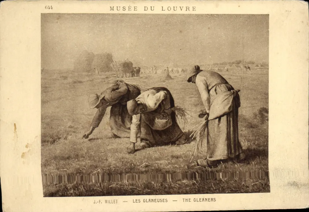 Les Glaneuses — Musée du Louvre — J.-F. Millet — n°644 - Recto