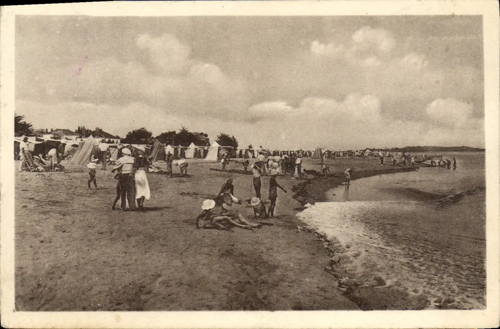 La Tranche-sur-Mer — Die Strände bei Ebbe — J. Nazin, Verlag, Nantes - Vorderseite