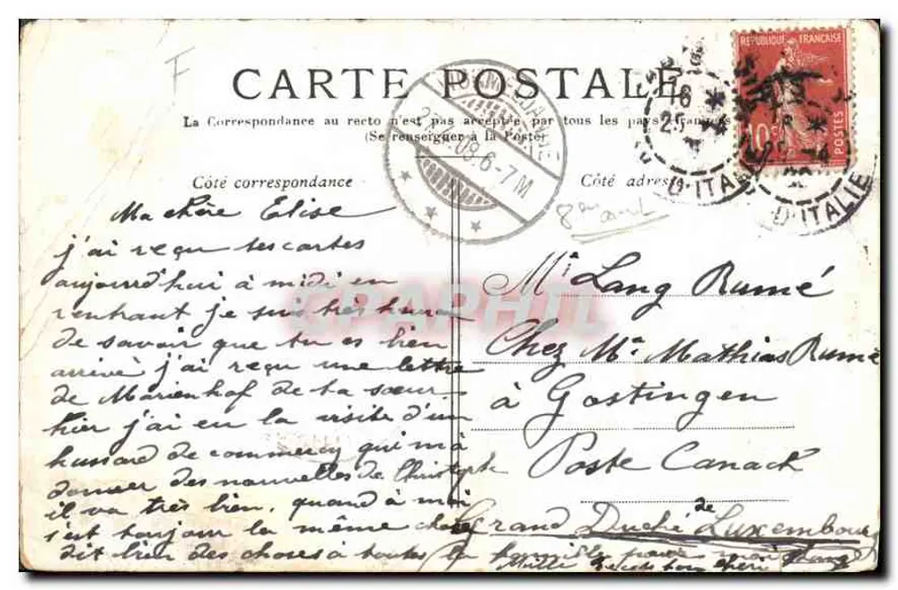 Paris — O Ponte Alexandre III - Verso