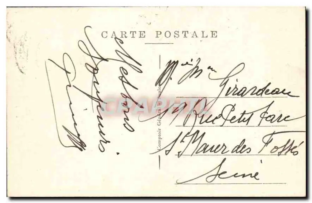 Toulouse - Der Gedenkstein des Großen Krieges — C.V. 23, Verlag C.V. 23 - Rückseite