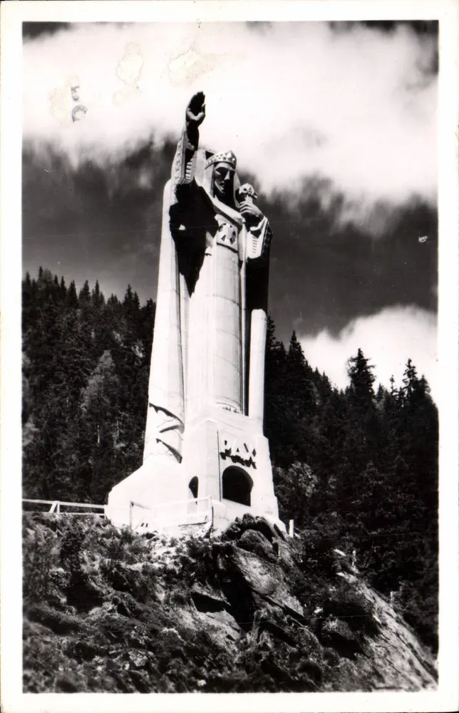 Christus der König, Fürst des Friedens — Les Houches — Edition G. Tavares, Chamonix Mont-Blanc - Vorderseite