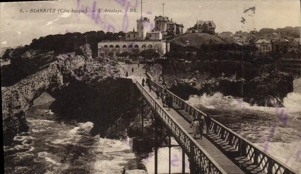 Biarritz (Côte basque) — L'Attalaye — BR. - Frente