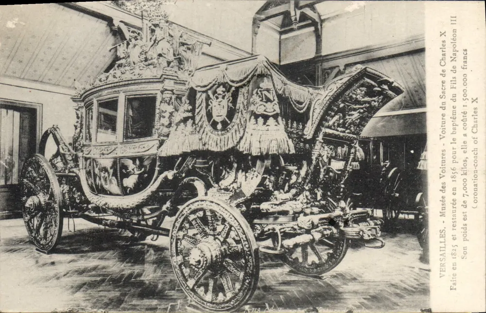 Kutsche der Krönung von Charles X — Musée de Versailles — n°7 - Vorderseite