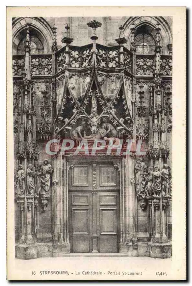 Strasbourg - Die Kathedrale - Portal Saint-Laurent — Verlag CAP, Nr. 16 - Vorderseite