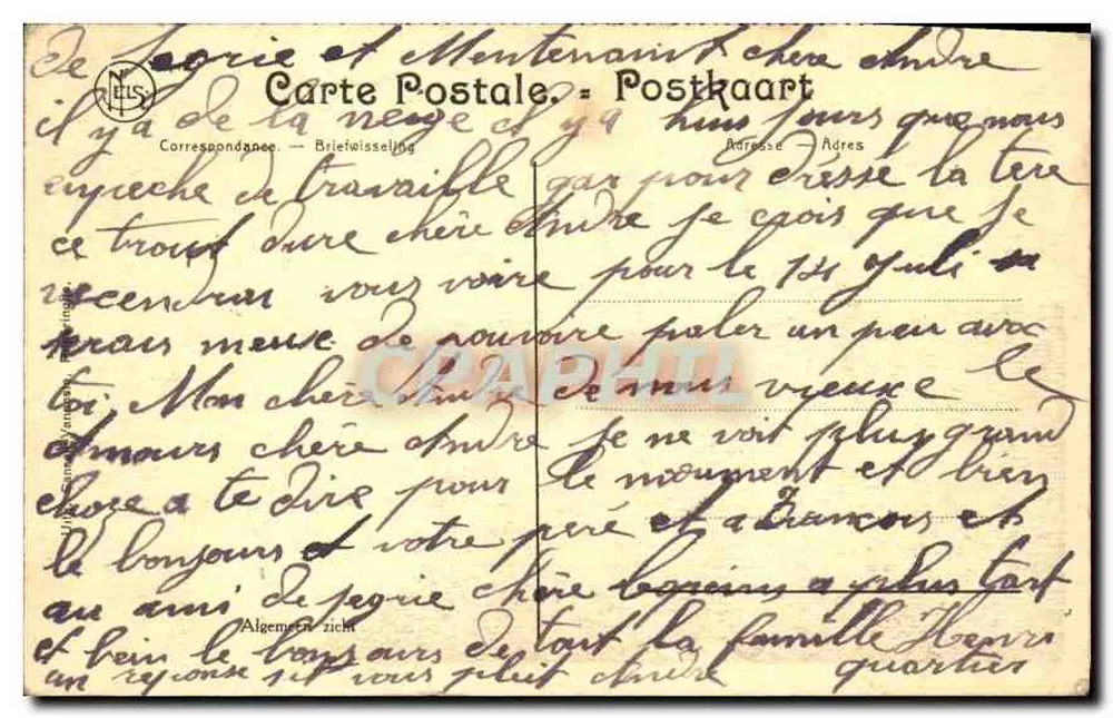 Ruínas de Ypres — Panorama geral — N. LUS - Verso