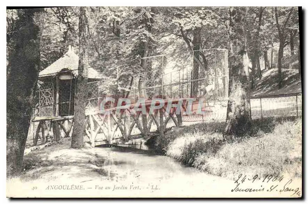 Angoulême — Vista no Jardim Verde — L.L. — n°40 - Frente