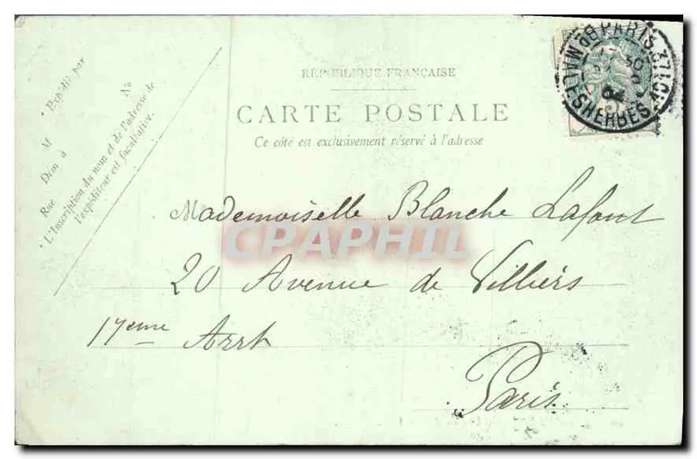 Angoulême — Vista no Jardim Verde — L.L. — n°40 - Verso
