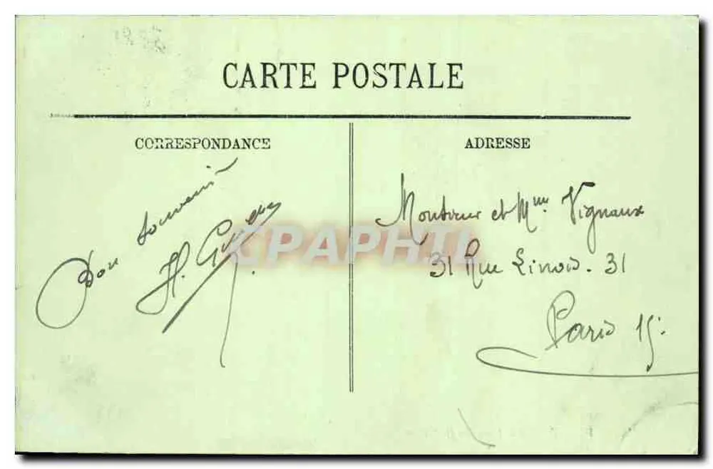 Vichy — A Veranda do Cassino — LL. n°188 - Verso