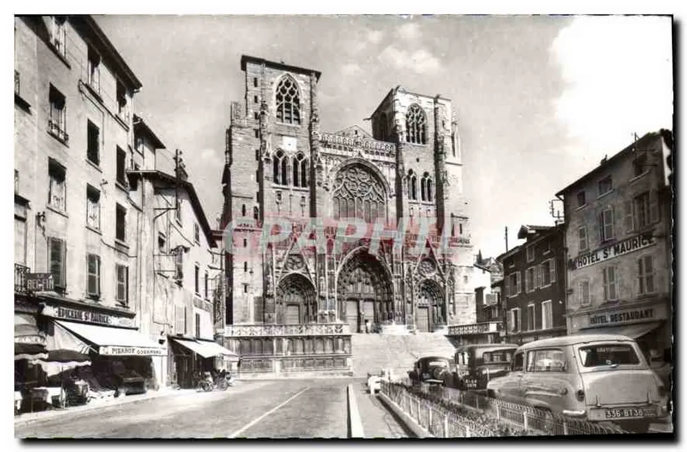Cathédrale Saint-Maurice — Vienne-sur-le-Rhône — Édition de L'Économiste Bron - Recto