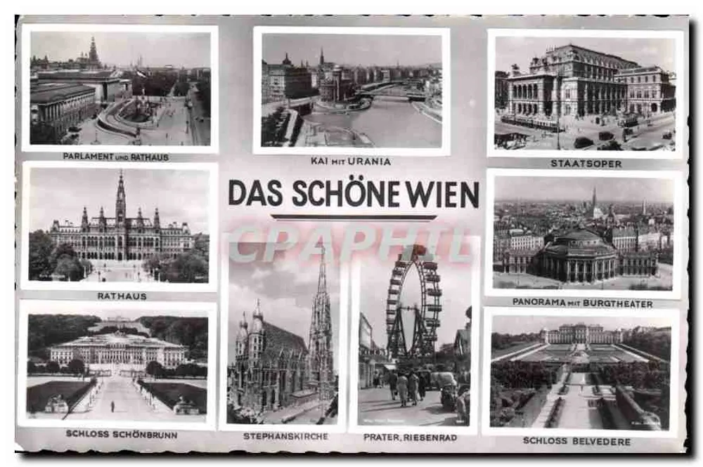 Vienne — panoramas e monumentos — número de série não visível - Frente