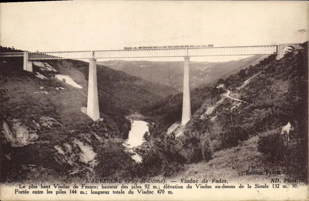 Viaduc de Fades — Auvergne (Puy-de-Dôme) — Ausgabe Flageol - Vorderseite