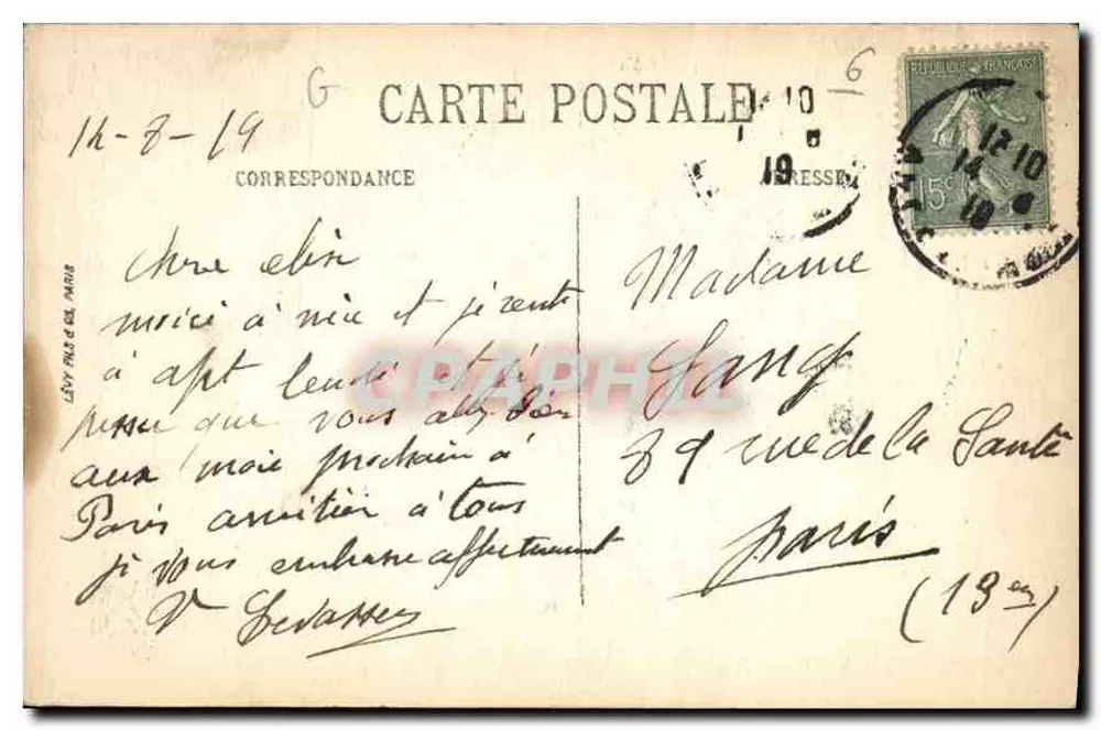 Nice — Cathedral of Saint Réparate — Selecta, n°140 - Back