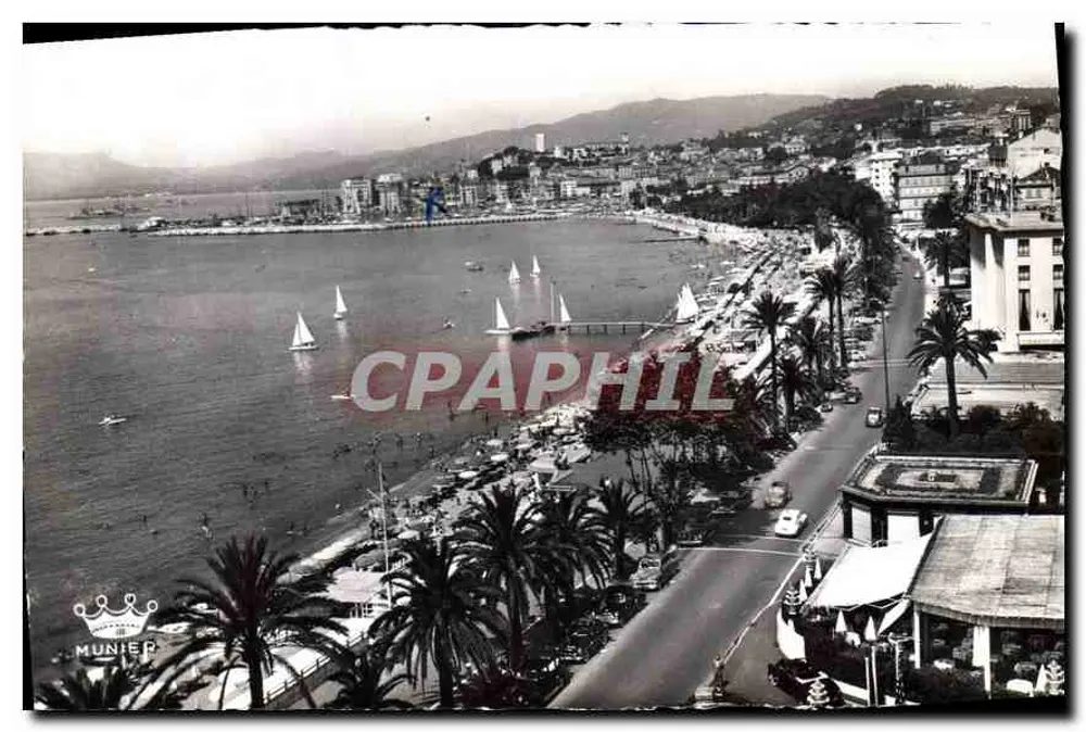 Cannes — La Plage et la Promenade — Éditions MUNIER - Recto