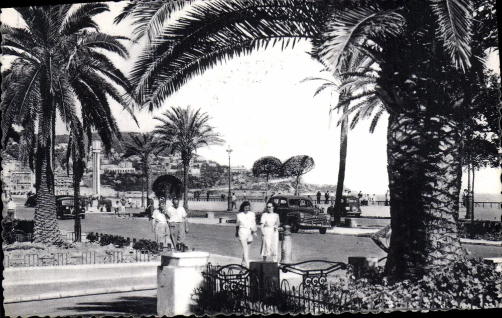 Nice - Ein Stück der Promenade des Anglais — L. Gilletta, Verlag, Nr. 57 - Vorderseite
