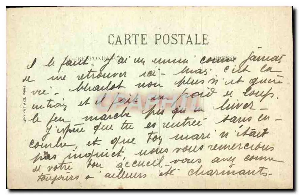 LYON — Ansicht der Place Bellecour und des Coteau de Fourvière — LL, Nr. 447 - Rückseite