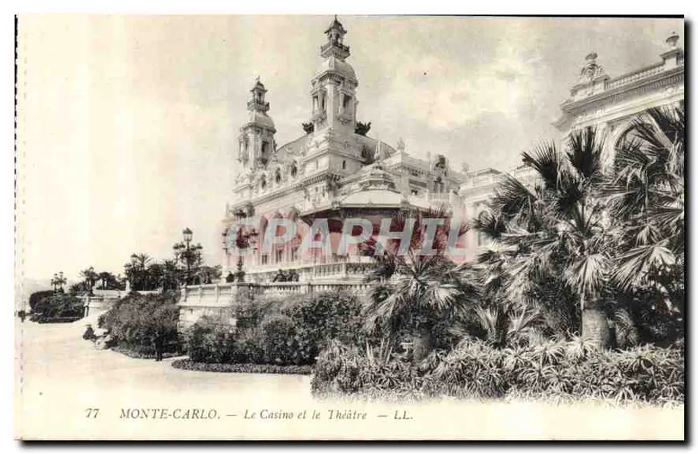 Monte-Carlo — Das Casino und das Theater — L.L. - Vorderseite