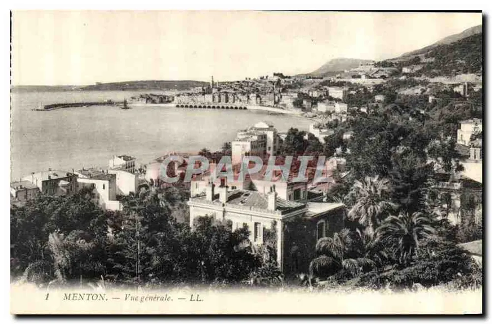 Menton — Vista geral — LL. - Frente