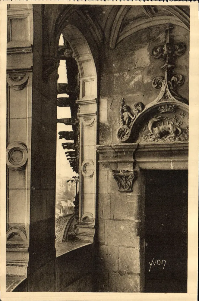 Château de Blois — Une Loggia - Aile François Ier — Édition d'Art YVON - Recto