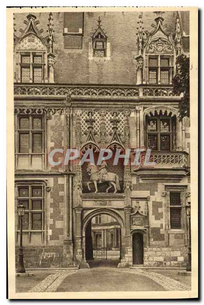Schloss Blois - Flügel Louis XII - Der Portal — Kunstausgabe YVON - n°6 - Vorderseite