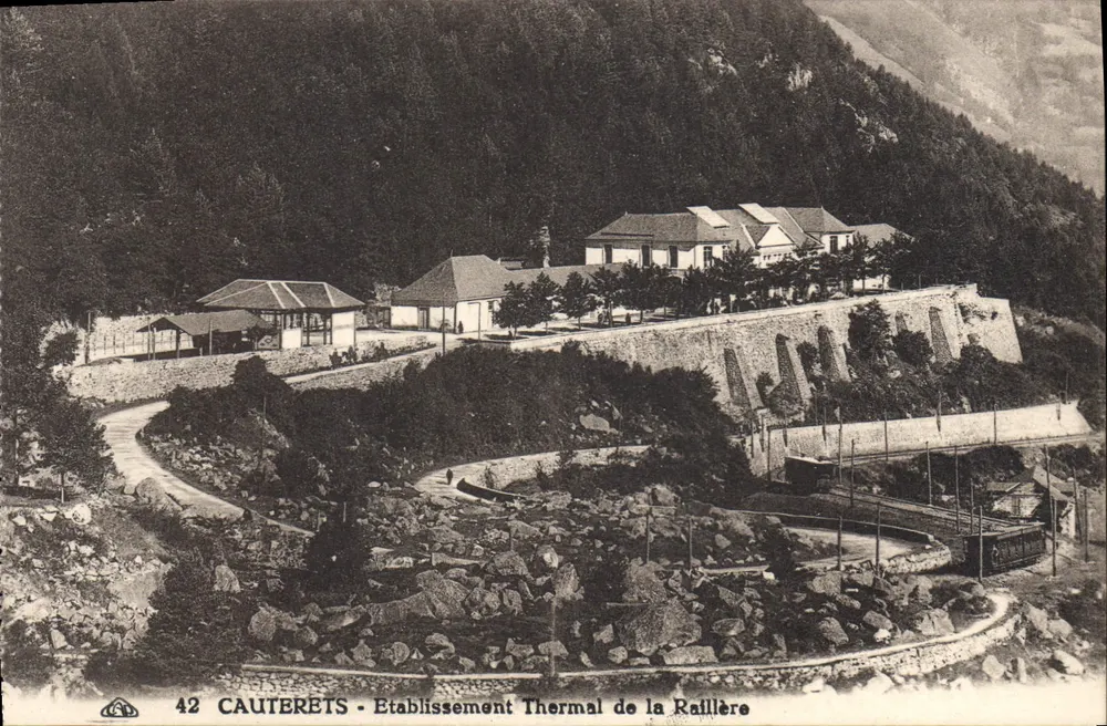 Cauterets - Thermalbad La Raillière — Verlag Alspa des Artis Photophoniques, Nr. 42 - Vorderseite