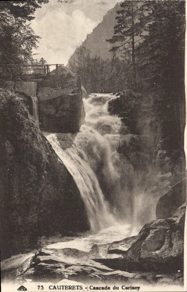 Cauterets — Cascata do Cerisey — editor C.A.54 Cauterets Photo - Frente