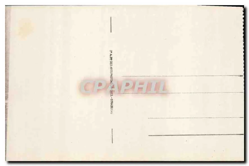 Pierrefitte - Entrada da Vale de Cauterets — editor Alme des Arts Fotógrafo, Strasbourg - Verso