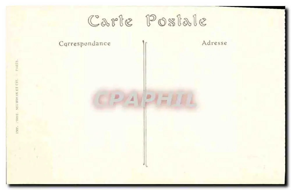 Soissons — Die Straße du Pot-d'Etain — G. Earlernne, Soissons - Rückseite