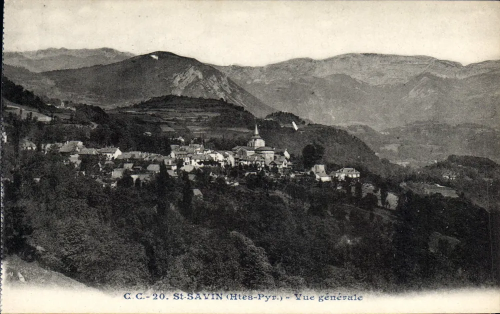 St-Savin (Hautes-Pyrénées) — Vista geral — C.C.-20 - Frente