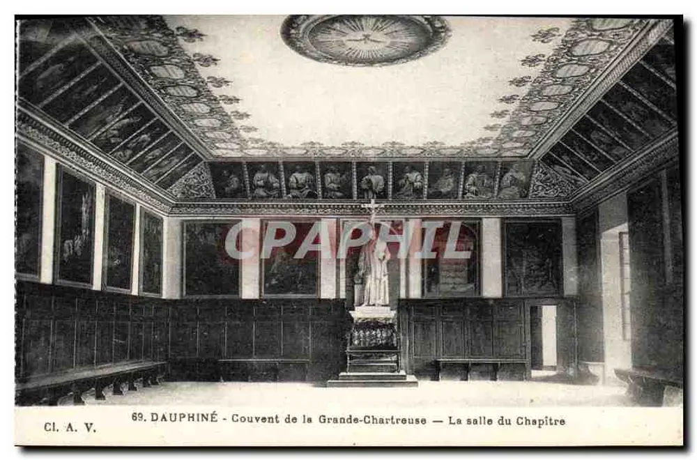Dauphiné - Konvent von Grande-Chartreuse — Das Kapitelzimmer - Vorderseite