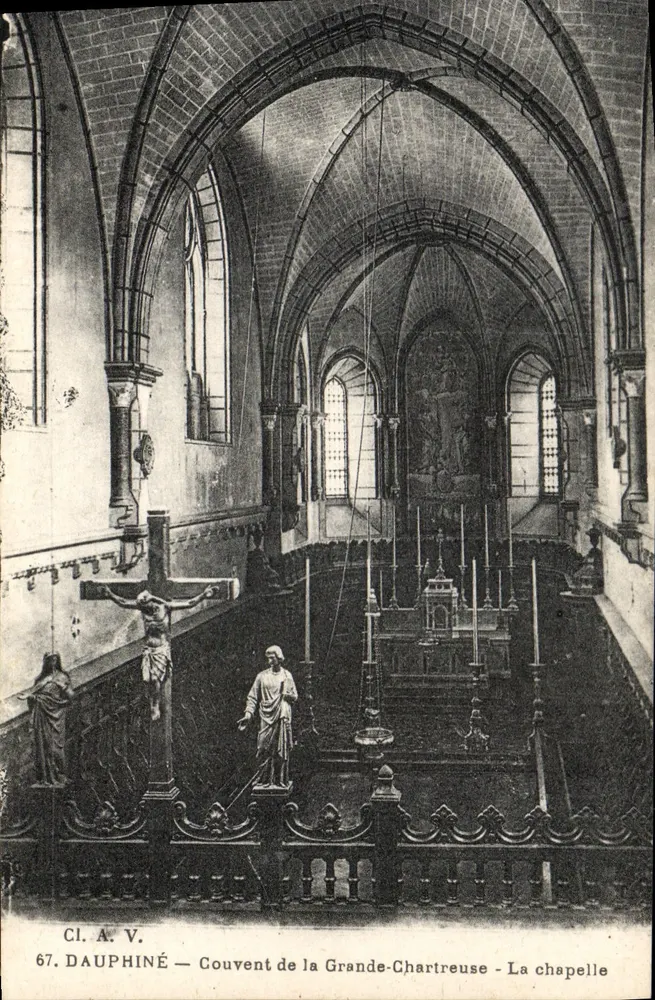 Dauphiné — Kloster der Grande-Chartreuse — Die Kapelle - Vorderseite