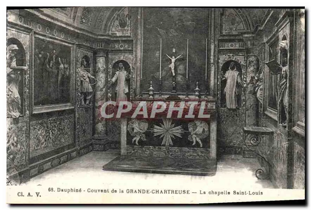 Dauphiné — Kloster der Grande-Chartreuse — Die Kapelle Saint-Louis - Vorderseite