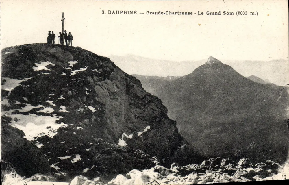 Dauphiné — Grande-Chartreuse — El Gran Som (2033 m.) — editor Cl. (n°3) - Anverso