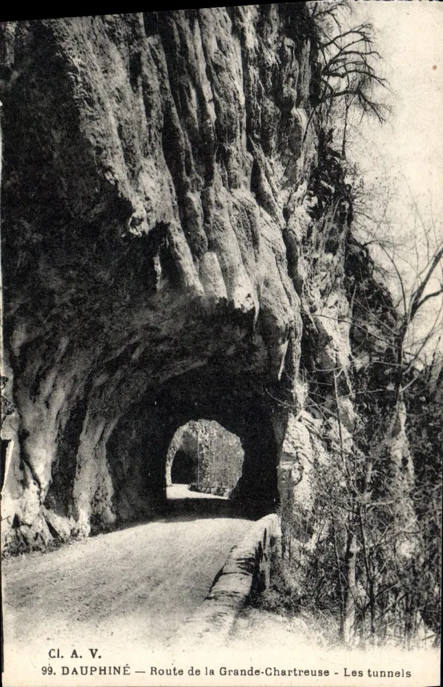 Dauphiné — Route de la Grande-Chartreuse — Die Tunnel — CI. A. V. n°99 - Vorderseite