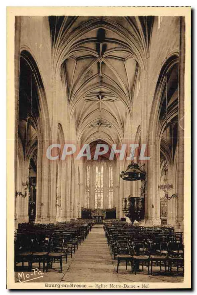 Bourg-en-Bresse — Kirche Notre-Dame • Kirchenschiff - Vorderseite