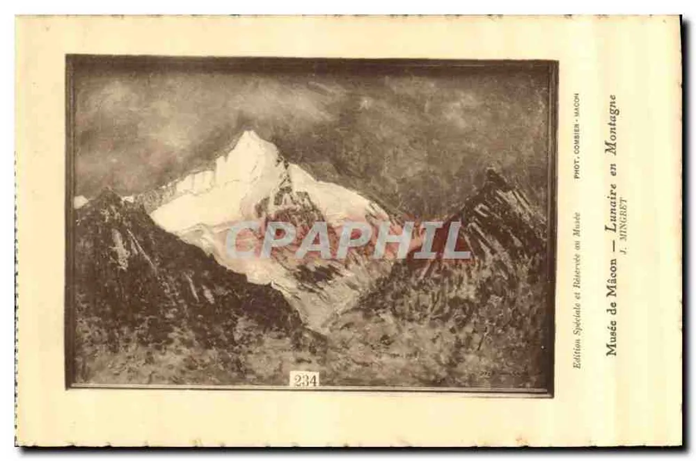 Berg in Berg — Museum von Mâcon — Sonderausgabe und für das Museum reserviert — n°234 - Vorderseite
