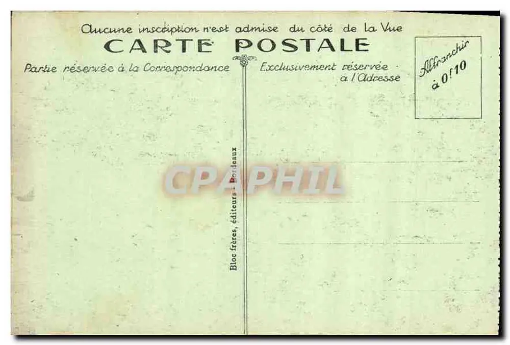 Biarritz (Côte Basque) — As Villas da Côte des Basques — B.R. n°40 - Verso
