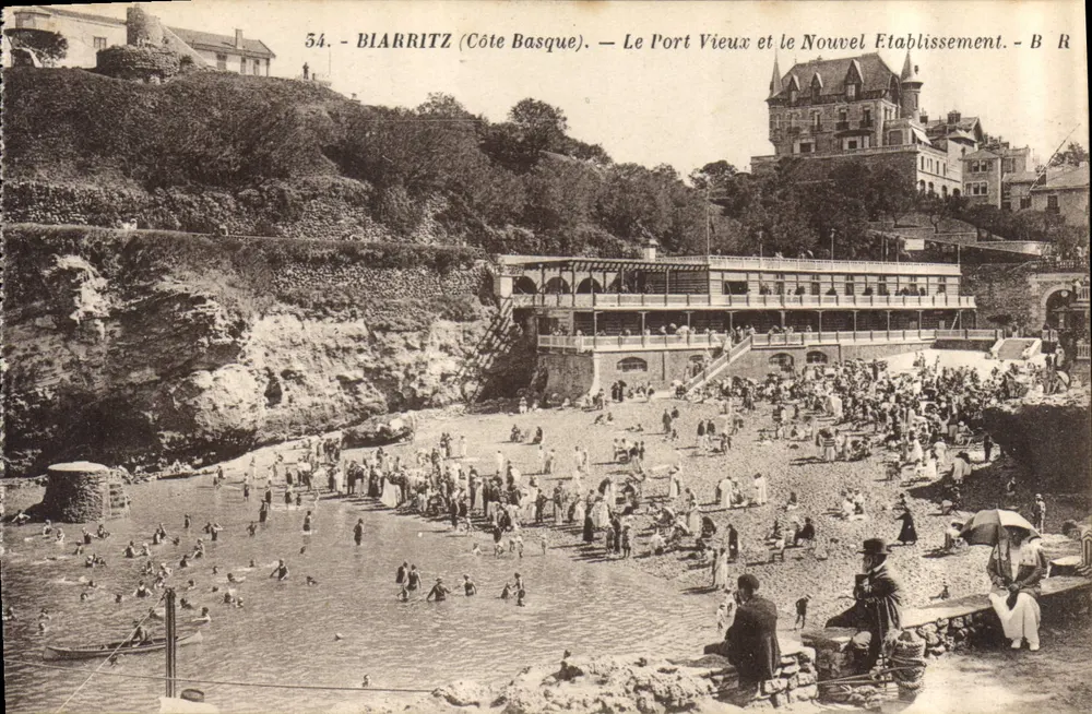 Biarritz (Côte Basque) — Alte Werft und Neues Viertel — Bloc frères, Verleger - Bordeaux - Vorderseite