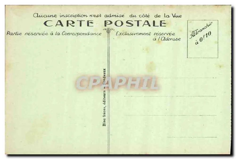 Biarriz (Côte Basque) — O Farol — B. R. - Verso