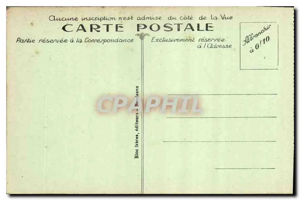 Biarritz (Côte Basque) — Die Grande Plage und die beiden Casinos — B.R. - Rückseite