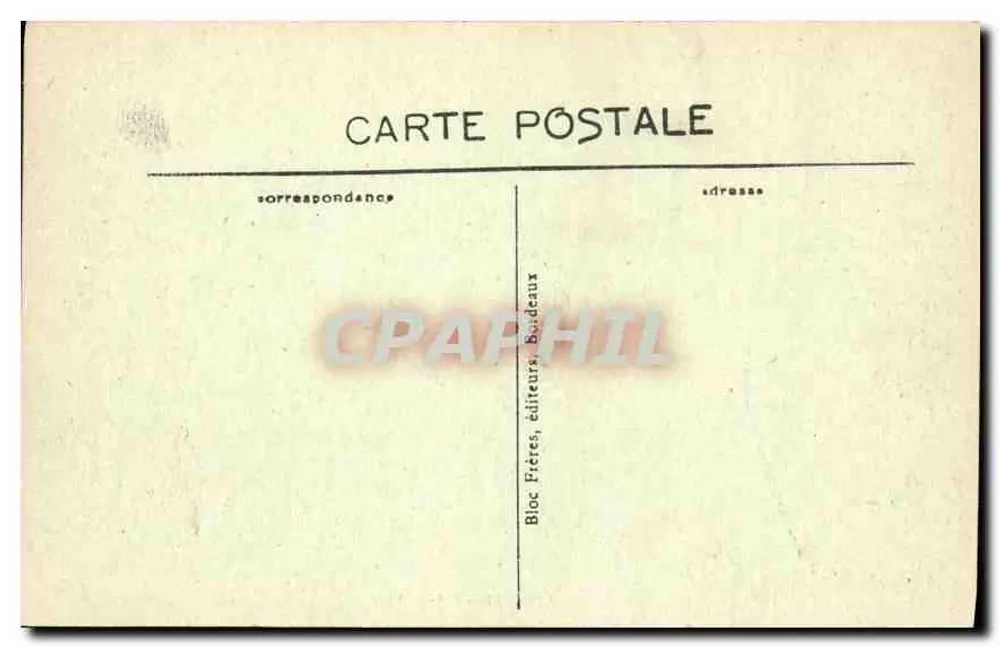 Falanga — BR-473 — Bloc Frères, wydawcy, Bordeaux - Rewers